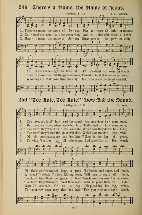 Messages of Love Hymn Book: for Gospel, Sunday School, Special Services and Home Singing page 214