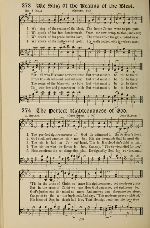 Messages of Love Hymn Book: for Gospel, Sunday School, Special Services and Home Singing page 226
