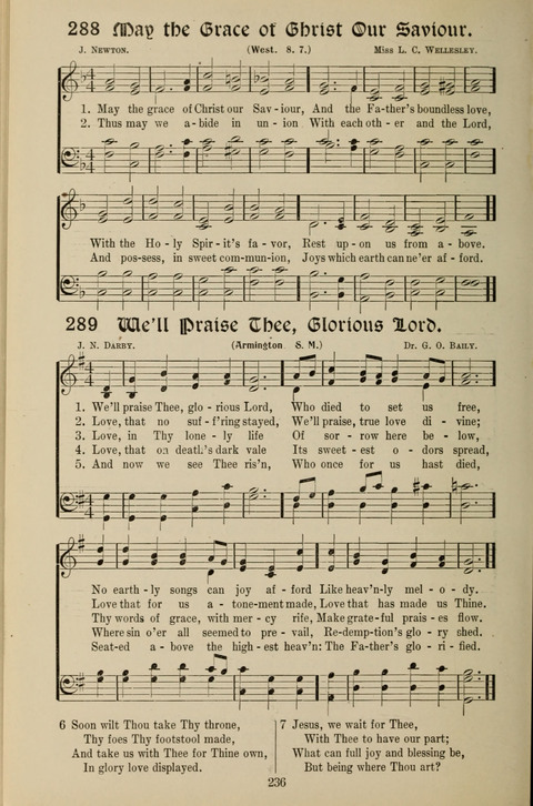 Messages of Love Hymn Book: for Gospel, Sunday School, Special Services and Home Singing page 234