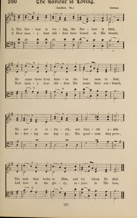 Messages of Love Hymn Book: for Gospel, Sunday School, Special Services and Home Singing page 235