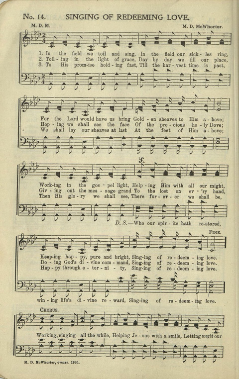 Messages of Love Hymn Book: for Gospel, Sunday School, Special Services and Home Singing page 273