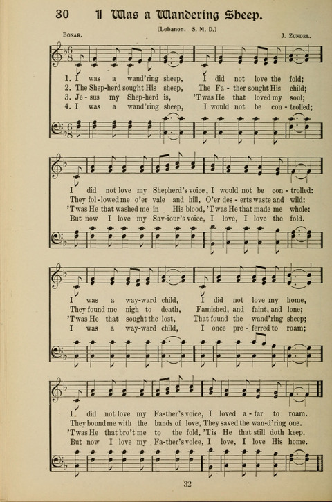 Messages of Love Hymn Book: for Gospel, Sunday School, Special Services and Home Singing page 30