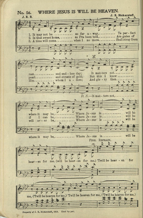 Messages of Love Hymn Book: for Gospel, Sunday School, Special Services and Home Singing page 315