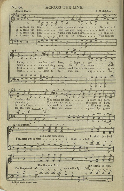 Messages of Love Hymn Book: for Gospel, Sunday School, Special Services and Home Singing page 345