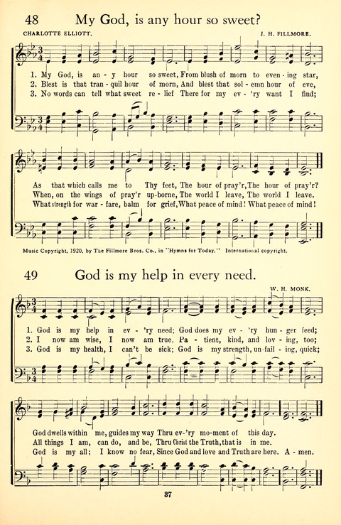 Messages of Love Hymn Book: for Gospel, Sunday School, Special Services and Home Singing page 489