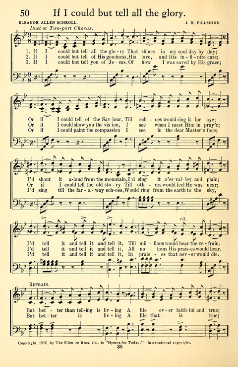 Messages of Love Hymn Book: for Gospel, Sunday School, Special Services and Home Singing page 490
