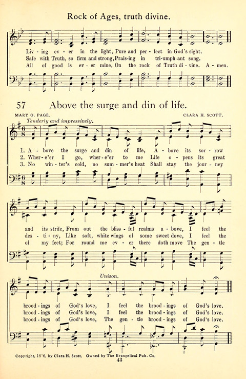 Messages of Love Hymn Book: for Gospel, Sunday School, Special Services and Home Singing page 495