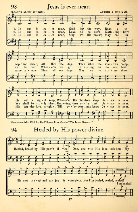 Messages of Love Hymn Book: for Gospel, Sunday School, Special Services and Home Singing page 524