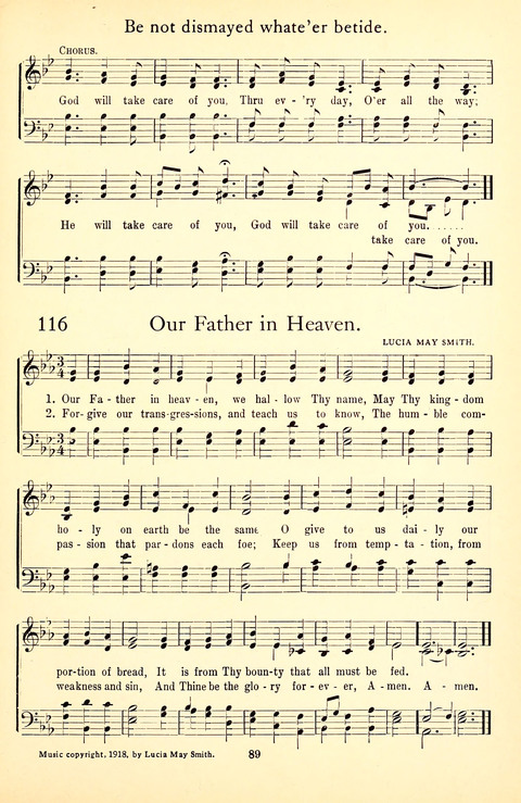 Messages of Love Hymn Book: for Gospel, Sunday School, Special Services and Home Singing page 541