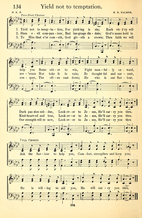 Messages of Love Hymn Book: for Gospel, Sunday School, Special Services and Home Singing page 556