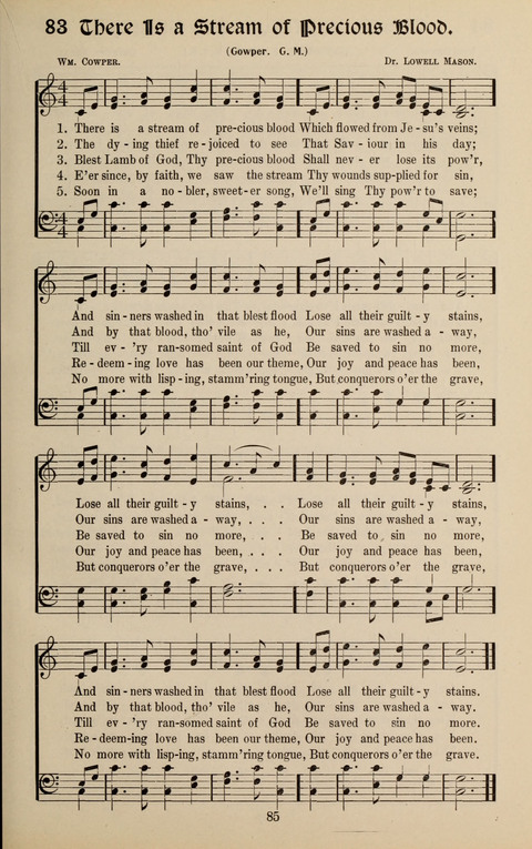 Messages of Love Hymn Book: for Gospel, Sunday School, Special Services and Home Singing page 83