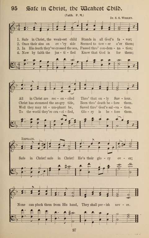 Messages of Love Hymn Book: for Gospel, Sunday School, Special Services and Home Singing page 95