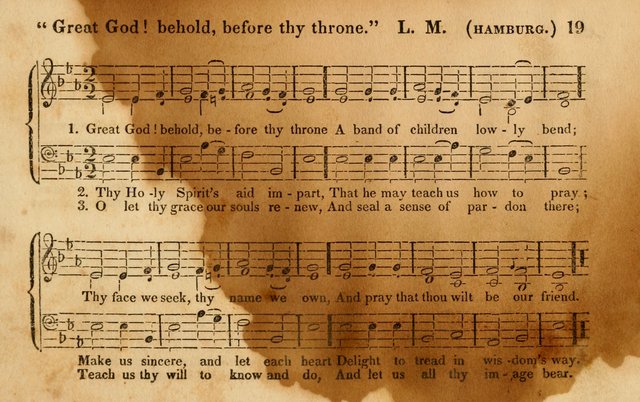 My Little Singing Book: designed for the use of Sabbath and Juvenile Singing Schools page 19