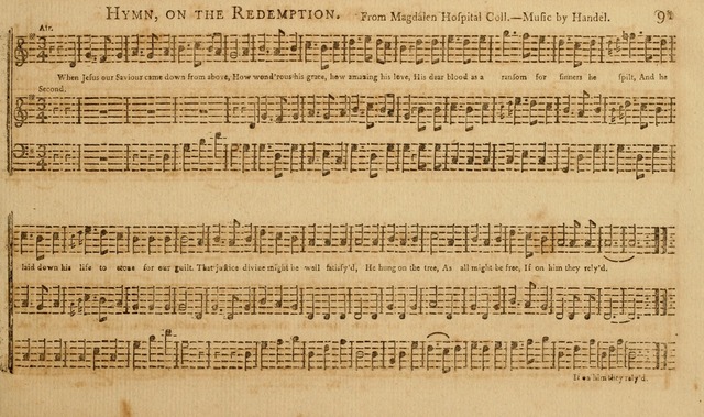 The Musical Olio: containing I. a concise introduction to the art of singing by note. II. a variety of psalms, tunes, hymns, and set pieces, selected principally from European authors... page 97