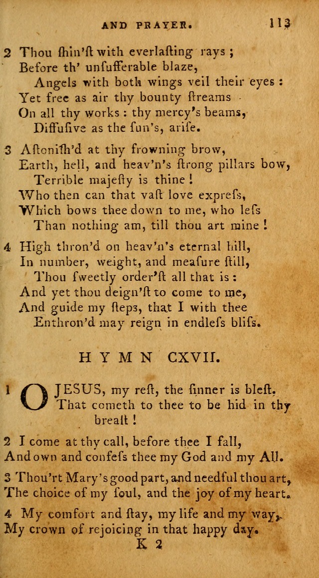The Methodist Pocket Hymn-book, revised and improved: designed as a constant companion for the pious, of all denominations (30th ed.) page 113