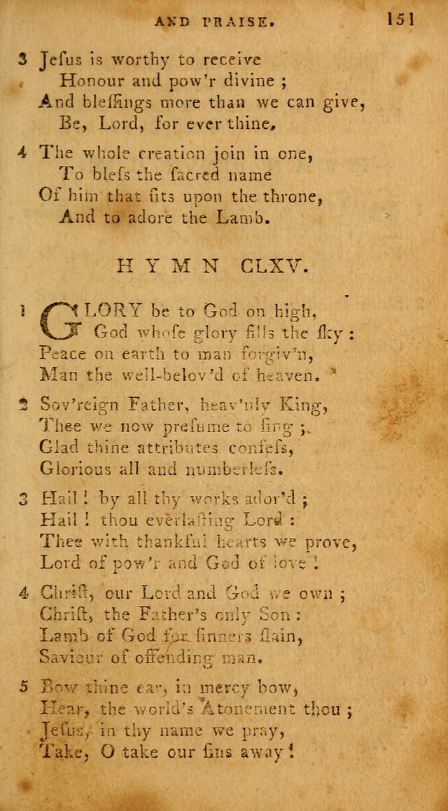 The Methodist Pocket Hymn-book, revised and improved: designed as a constant companion for the pious, of all denominations (30th ed.) page 151