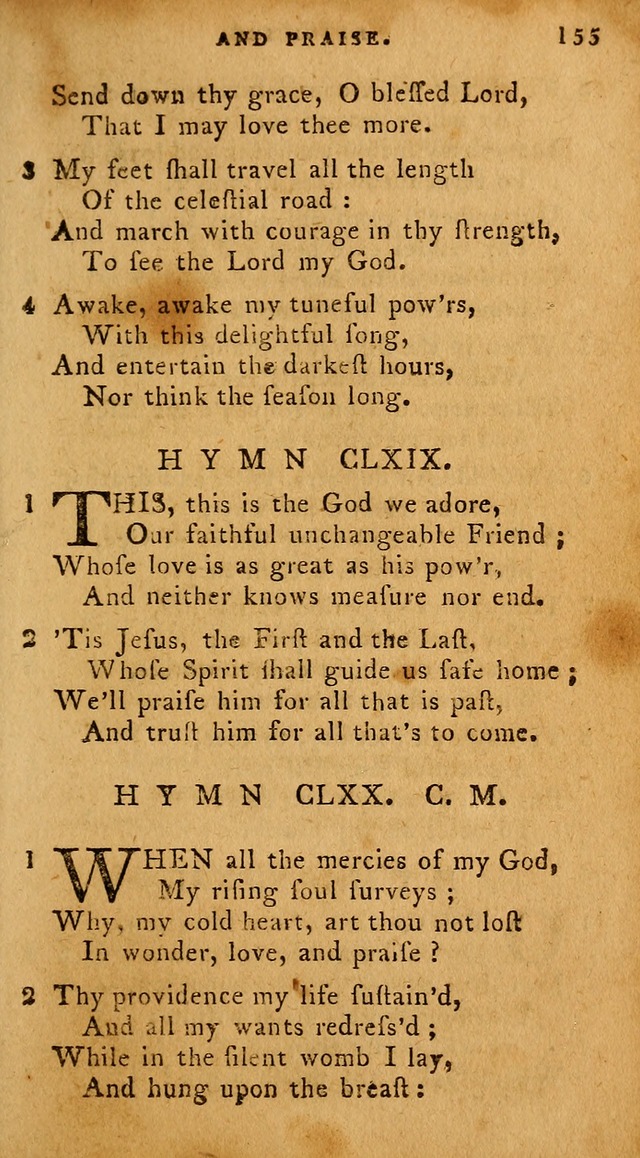 The Methodist Pocket Hymn-book, revised and improved: designed as a constant companion for the pious, of all denominations (30th ed.) page 155