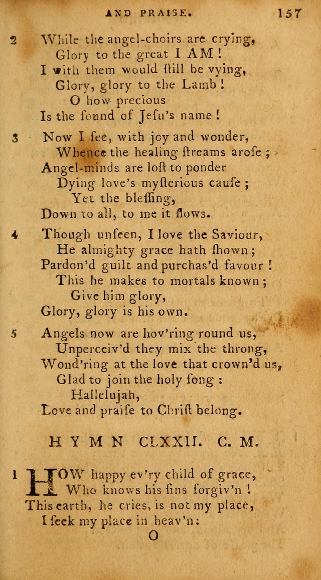 The Methodist Pocket Hymn-book, revised and improved: designed as a constant companion for the pious, of all denominations (30th ed.) page 157