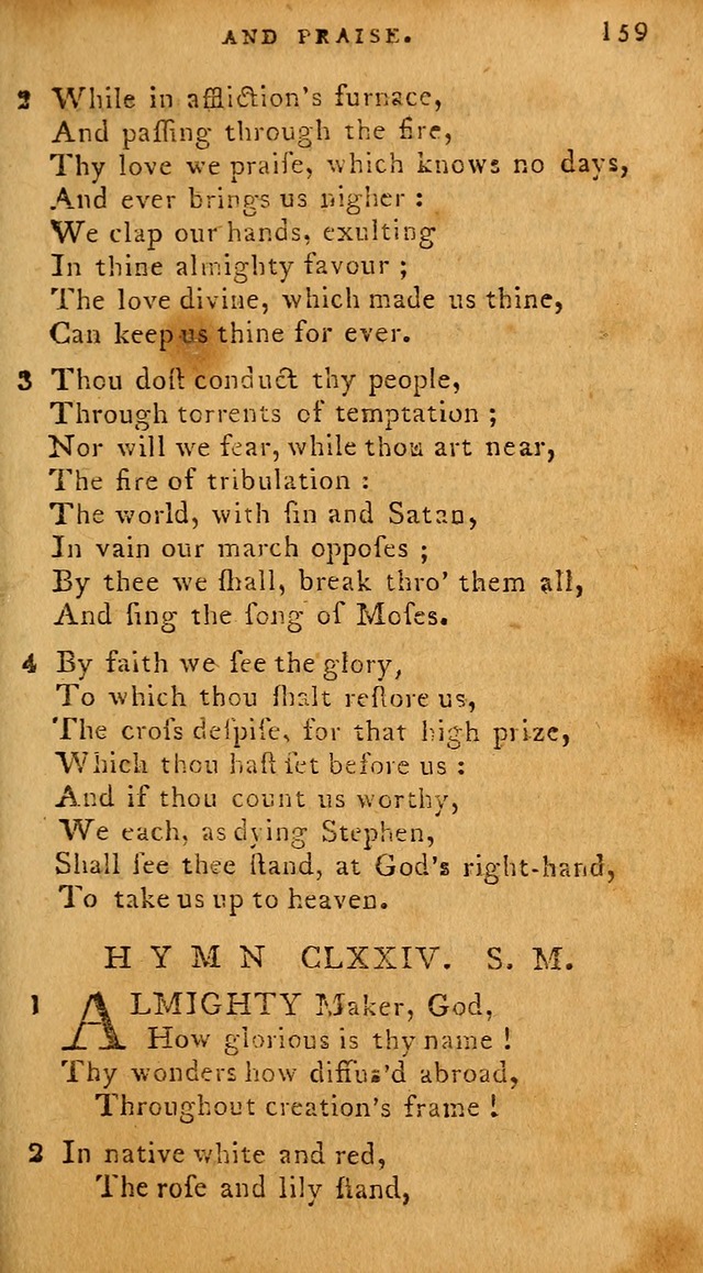 The Methodist Pocket Hymn-book, revised and improved: designed as a constant companion for the pious, of all denominations (30th ed.) page 159