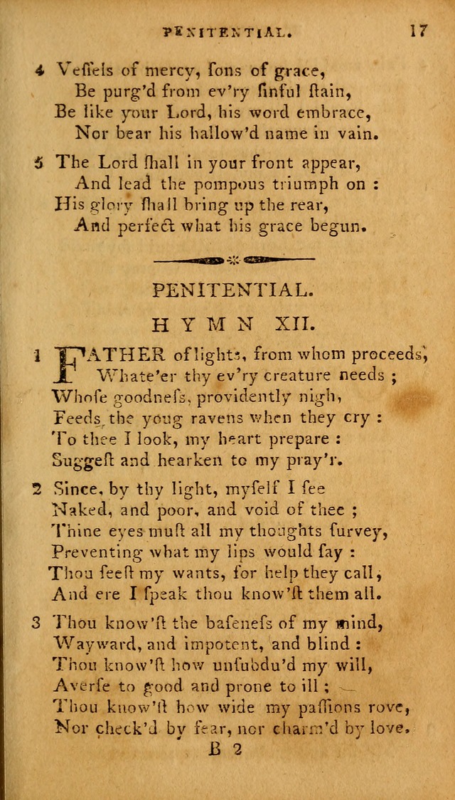 The Methodist Pocket Hymn-book, revised and improved: designed as a constant companion for the pious, of all denominations (30th ed.) page 17