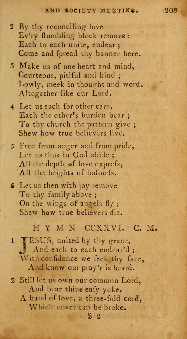 The Methodist Pocket Hymn-book, revised and improved: designed as a constant companion for the pious, of all denominations (30th ed.) page 209