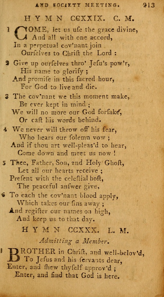 The Methodist Pocket Hymn-book, revised and improved: designed as a constant companion for the pious, of all denominations (30th ed.) page 213