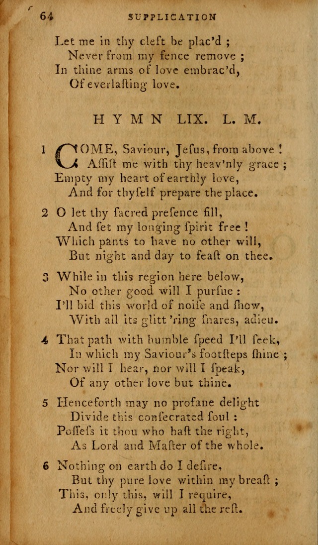 The Methodist Pocket Hymn-book, revised and improved: designed as a constant companion for the pious, of all denominations (30th ed.) page 64