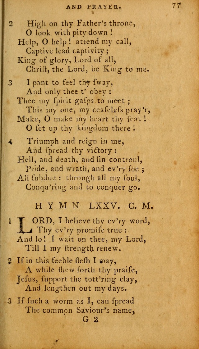The Methodist Pocket Hymn-book, revised and improved: designed as a constant companion for the pious, of all denominations (30th ed.) page 77