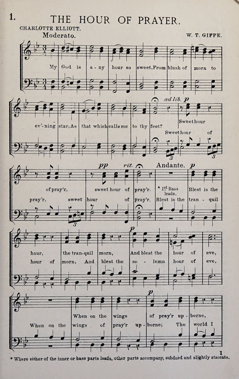 Manly Praise: A Collection of Solos, Quartets, and Choruses, for the Evangelistic Meetings, etc. page 1