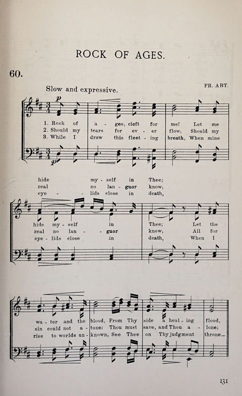 Manly Praise: A Collection of Solos, Quartets, and Choruses, for the Evangelistic Meetings, etc. page 131