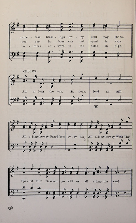 Manly Praise: A Collection of Solos, Quartets, and Choruses, for the Evangelistic Meetings, etc. page 136