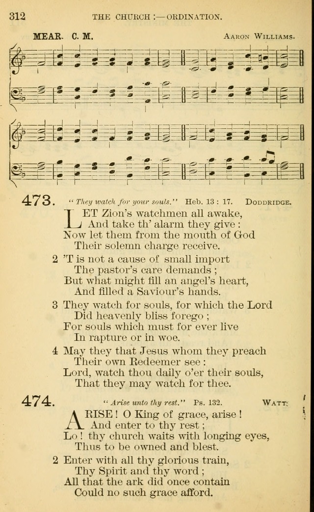 The Manual of Praise for Sabbath and Social Worship page 312
