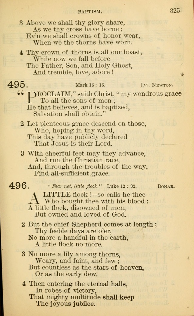The Manual of Praise for Sabbath and Social Worship page 325
