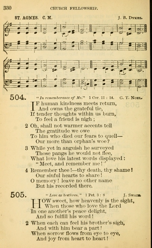 The Manual of Praise for Sabbath and Social Worship page 330