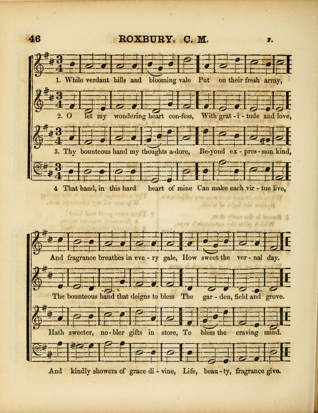 Mission Songs: a collection of hymns and music, designed for Sabbath schools page 46