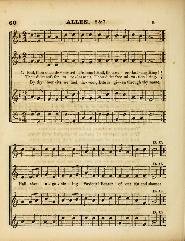 Mission Songs: a collection of hymns and music, designed for Sabbath schools page 60