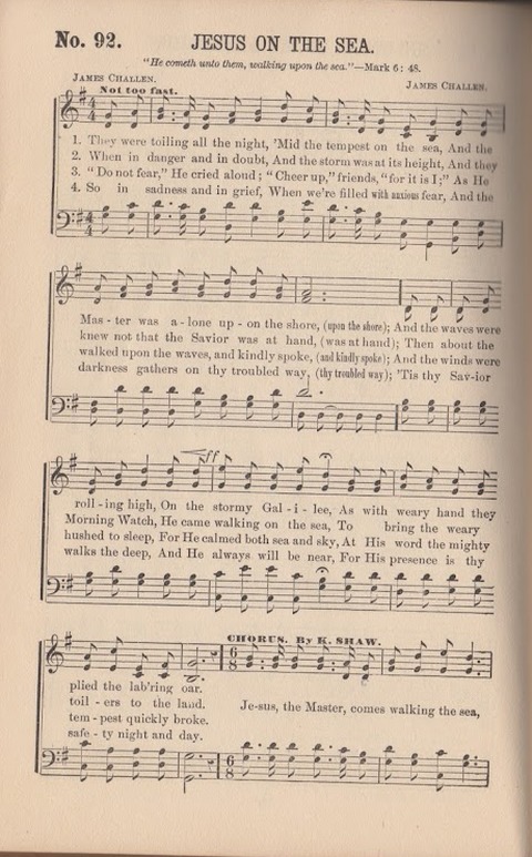 The Morning Star: a collection of new sacred songs, for the Sunday school, prayer meeting, and the social circle page 93