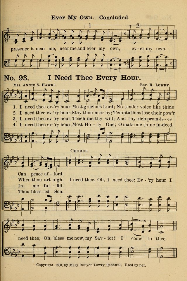 The Message in Song: for use in Sunday schools, young people