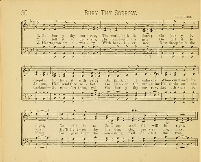 Minnetonka Songs: for Sabbath Schools, compiled especially for the Minnetonka Sabbath-School Assembly page 30