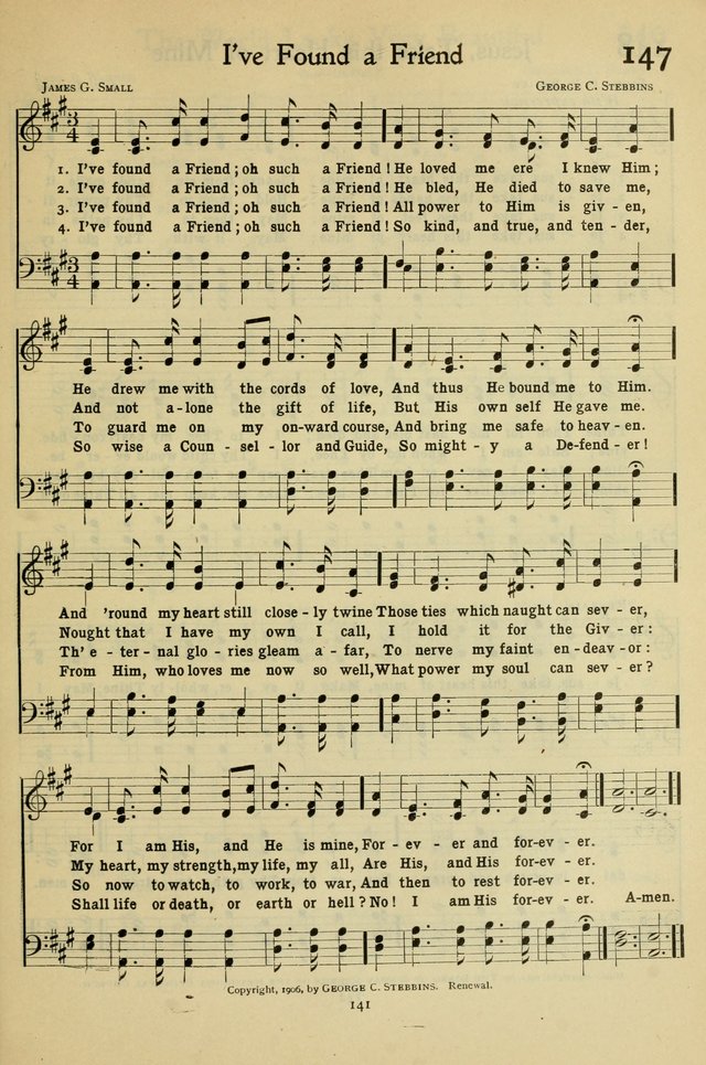 The Methodist Sunday School Hymnal page 154