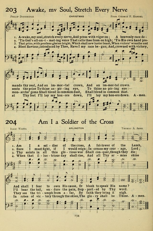 The Methodist Sunday School Hymnal page 207
