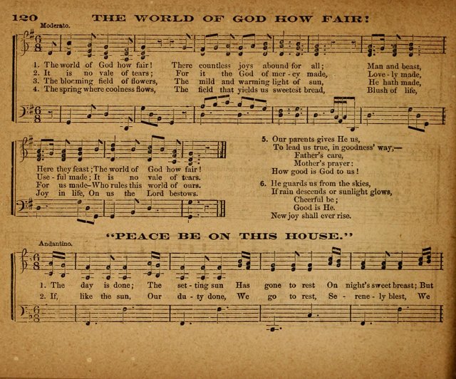 The Morning Stars Sang Together: a book of religious songs for Sunday schools and the home circle page 121