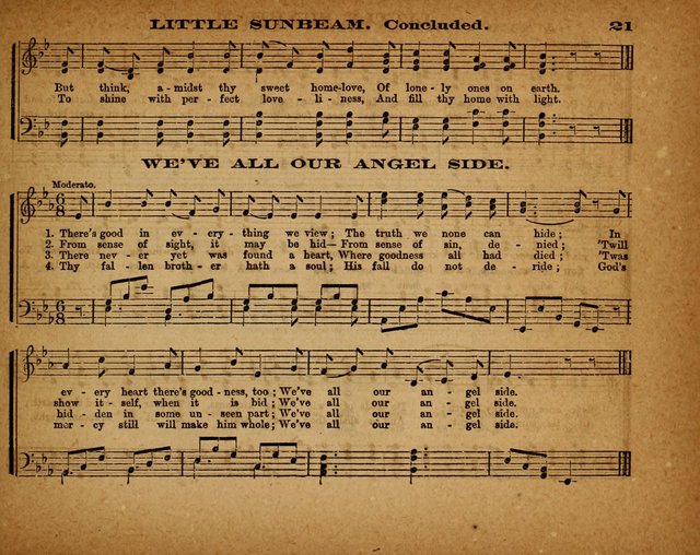 The Morning Stars Sang Together: a book of religious songs for Sunday schools and the home circle page 22