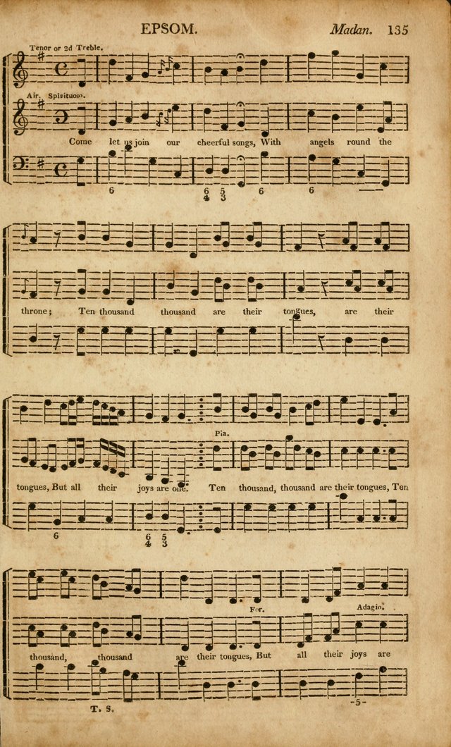 Musica Sacra: or, Springfield and Utica Collections United: consisting of Psalm and hymn tunes, anthems, and chants (2nd revised ed.) page 135