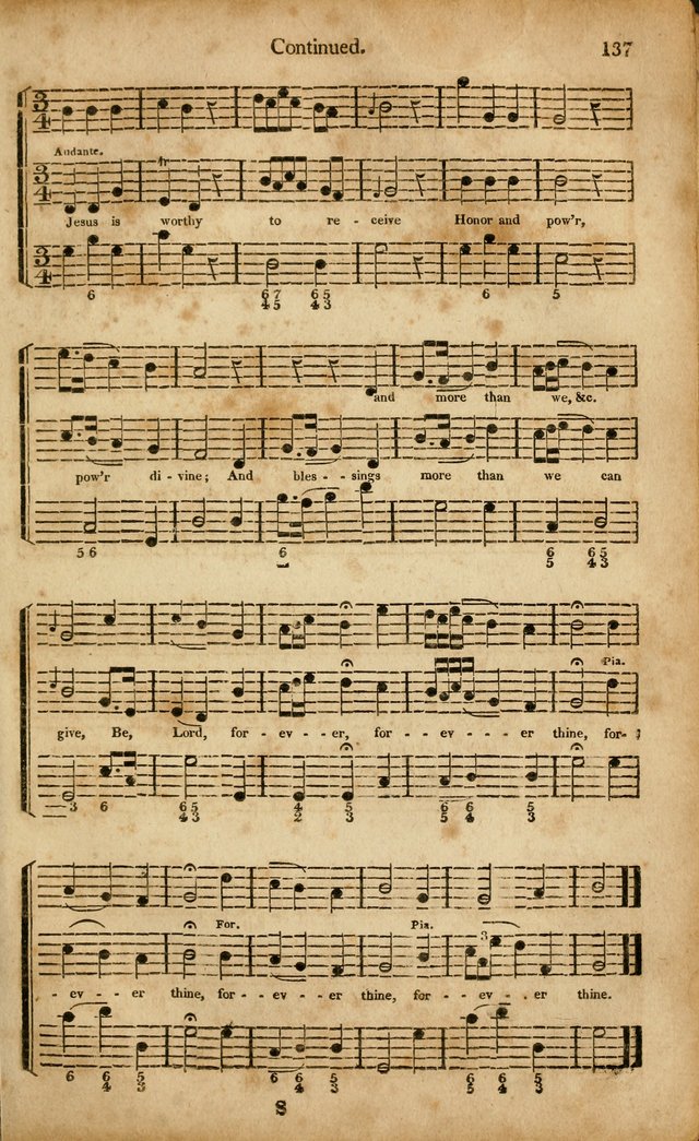 Musica Sacra: or, Springfield and Utica Collections United: consisting of Psalm and hymn tunes, anthems, and chants (2nd revised ed.) page 137