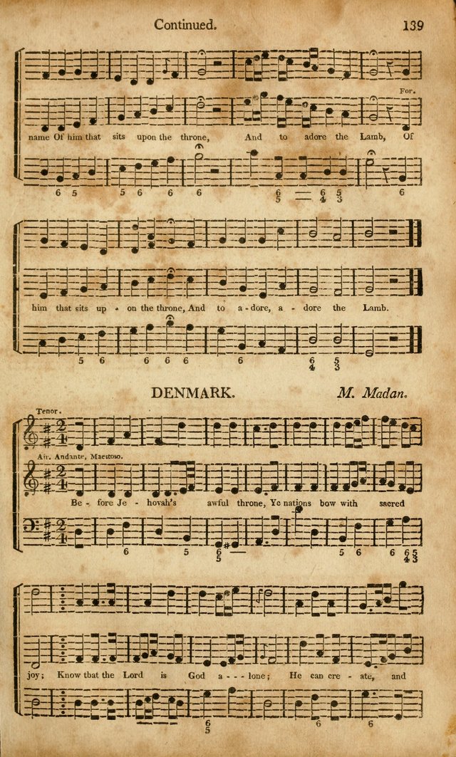 Musica Sacra: or, Springfield and Utica Collections United: consisting of Psalm and hymn tunes, anthems, and chants (2nd revised ed.) page 139