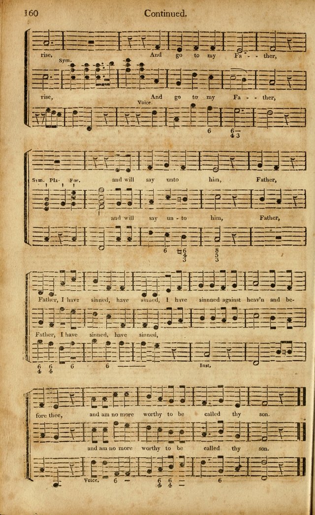 Musica Sacra: or, Springfield and Utica Collections United: consisting of Psalm and hymn tunes, anthems, and chants (2nd revised ed.) page 160