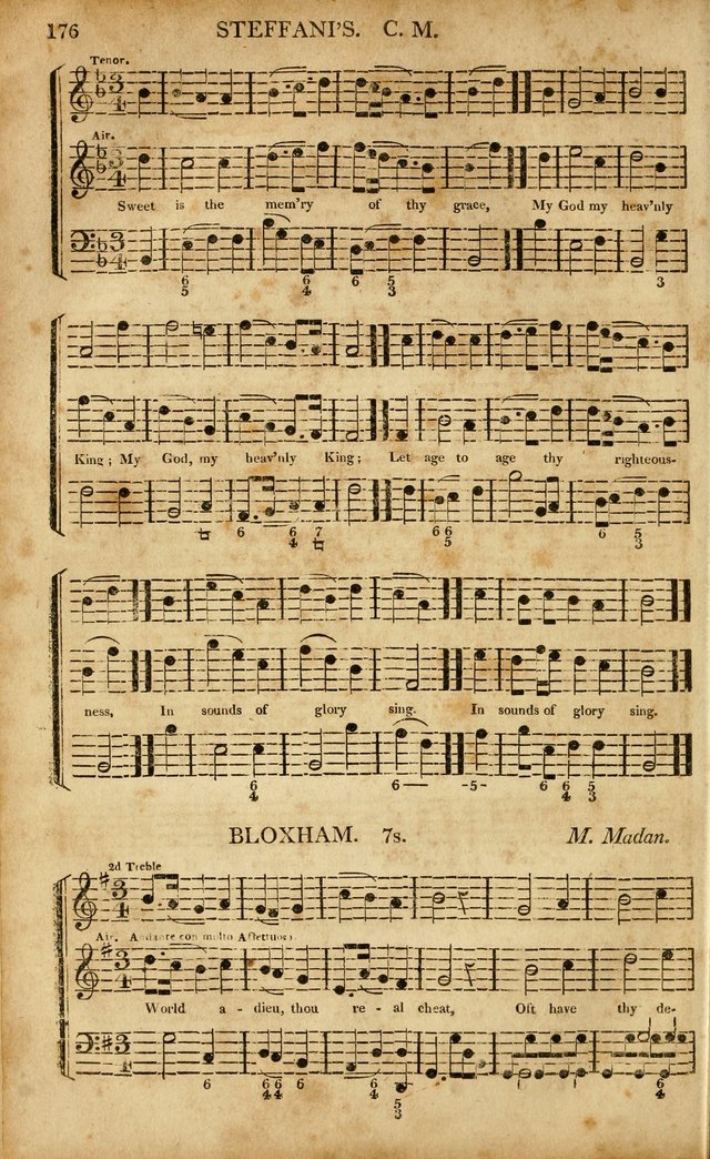 Musica Sacra: or, Springfield and Utica Collections United: consisting of Psalm and hymn tunes, anthems, and chants (2nd revised ed.) page 176