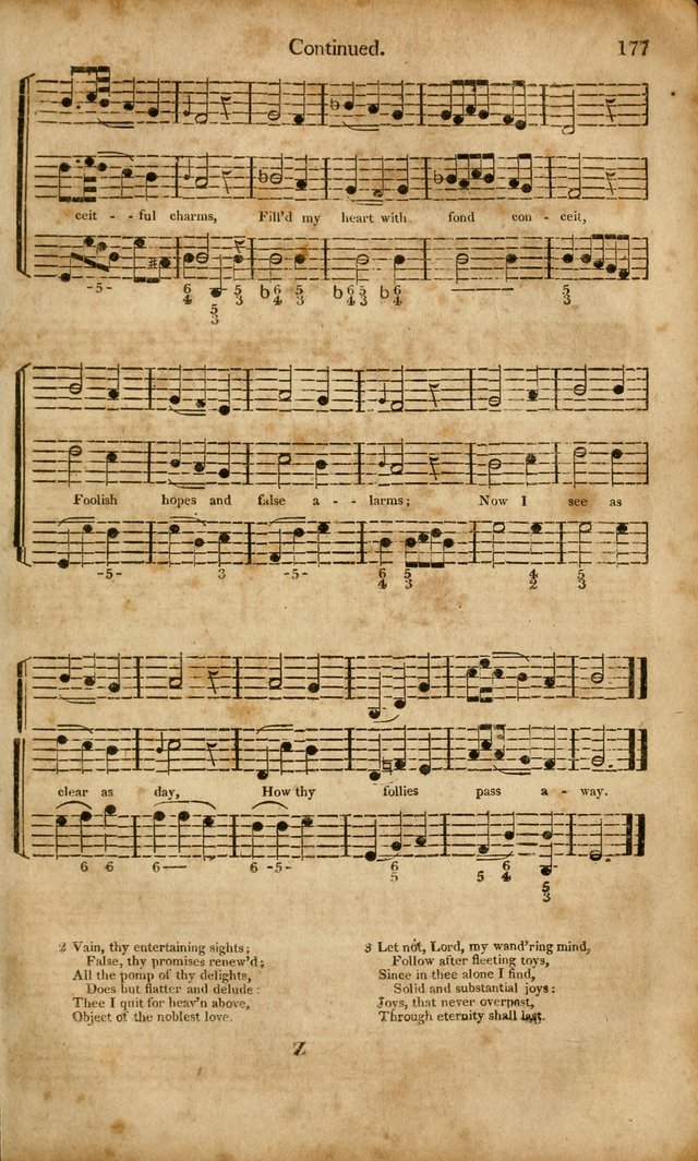 Musica Sacra: or, Springfield and Utica Collections United: consisting of Psalm and hymn tunes, anthems, and chants (2nd revised ed.) page 177