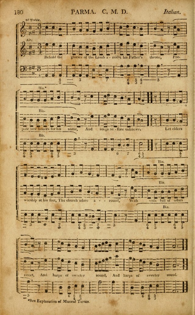 Musica Sacra: or, Springfield and Utica Collections United: consisting of Psalm and hymn tunes, anthems, and chants (2nd revised ed.) page 180